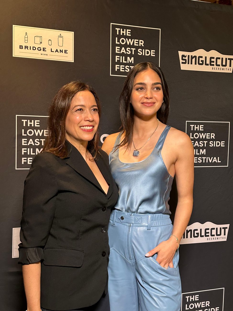 Gredivel Vasquez at a film festival screening
