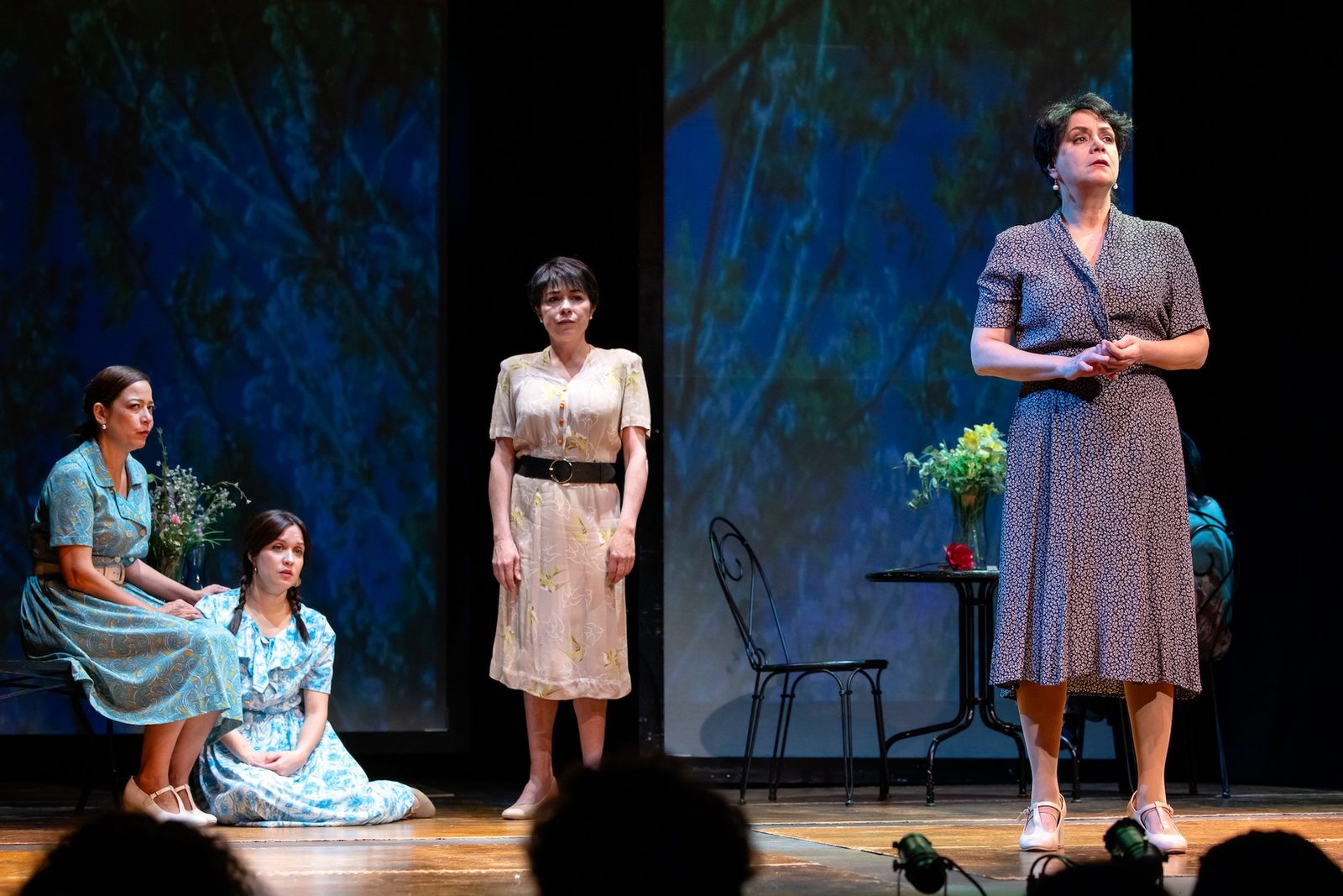 Gredivel Vasquez as Patria in En el tiempo de las mariposas (In the Time of the Butterflies) at Repertorio Español, New York