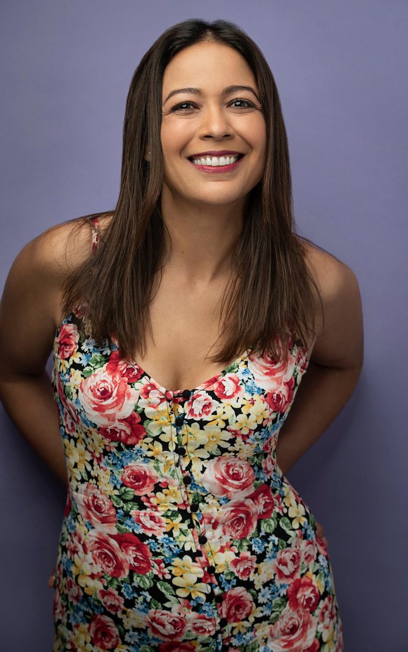 Gredivel Vasquez headshot — floral dress